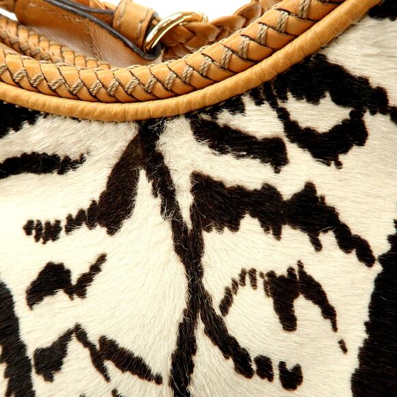 💎✨Authentic✨💎GUCCI Haraco Leather One Shoulder Bag Zebra - Picture 12 of 17